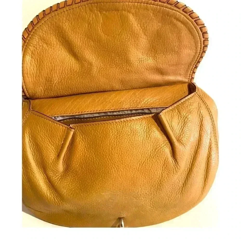 Michael Kors brown/ mustard  satchel handbag